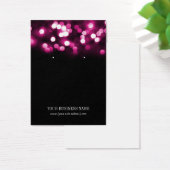 Hot Pink Black Bokeh Lights Benutzerdefinierte Ear (Schreibtisch)