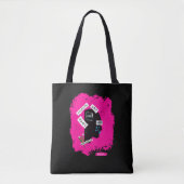 Hot Pink Black Creative Stilvolle Coole Tote Tasch Tasche (Vorderseite)