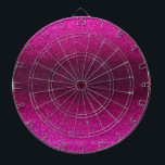 Hot Pink Black Glitzer Ombre Stilvoller Glamour Dartscheibe<br><div class="desc">Wie kann man besser als mit diesem funkelnd Dartboard Wettkampfsport betreiben? Stilvolle,  einfache Dartscheibe ist Niedlich. Mädchen. Spaß! Erhältlich in vielen anderen funkelnd Farben.</div>