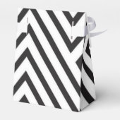 Hot Pink Black High Heel Shoes Quinceanera Party Geschenkschachtel (Rückseite)