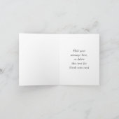 Hot Pink Black Leopard Vielen Dank Karten (Innenseite)