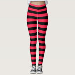 Hot Pink Black Strawberry Kostüm Halloween Strip Leggings<br><div class="desc">Nimm diese Leggings, die du an Halloween tragen kannst, um irgendein Halloween-Kostüm oder Outfit zu vollenden. Trage sie den ganzen Oktober. Tragen Sie sie zu jeder Jahreszeit mit normaler Kleidung. Mach endlich deine Halloween-Kostüme fertig. Erhältlich in verschiedenen Farben, darunter Grün, Orange, Rosa, Blau, lila, Gelb, Schwarz, Weiß oder zwei Farben....</div>