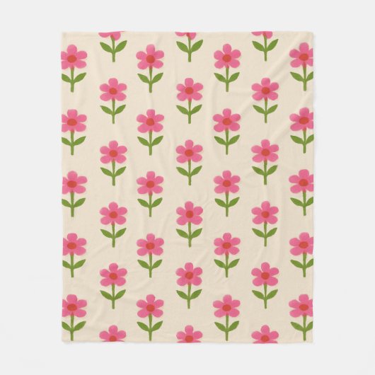 Hot Pink Blanket Fleecedecke (Vorderseite)