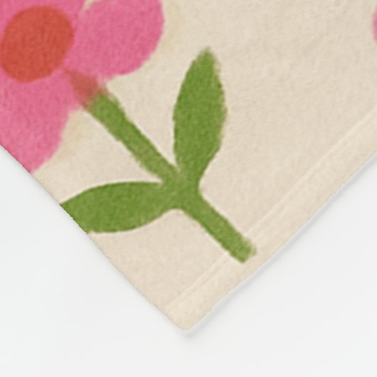 Hot Pink Blanket Fleecedecke (Ecke)