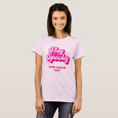 Hot Pink Bleibe Spooky halloween T-Shirt (Vorne ganz)