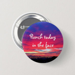 Hot Pink Blue Sunset Punch heute in Fett Button