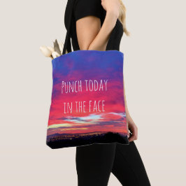Hot Pink Blue Sunset Punch heute in Fett Tasche