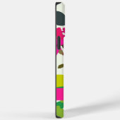 Hot Pink blühende Geranien Floristischer Individue Case-Mate iPhone Hülle (Rückseite / Rechts)