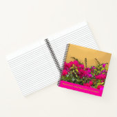 Hot Pink Blume Curacao Notizblock (Innenseite)