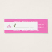 Hot Pink-Blume - Preis der Ware (Rückseite)