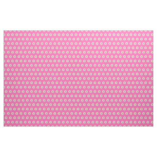 Hot Pink Bohemisch Daisy Pattern Stoff (Yard (91,4 cm))