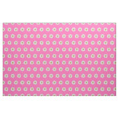 Hot Pink Bohemisch Daisy Pattern Stoff (Fat Quarter (45,7 x 55,9 cm))