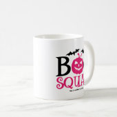 Hot Pink Boo Squad Spooky Letty Halloween Kaffeetasse (VorderseiteRechts)