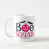 Hot Pink Boo Squad Spooky Letty Halloween Kaffeetasse (Links)
