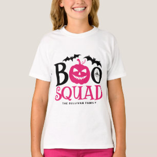 Hot Pink Boo Squad Spooky Letty Halloween T-Shirt