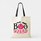Hot Pink Boo Squad Spooky Letty Halloween Tragetasche (Rückseite)