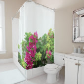 Hot Pink Bougainvillea Blume Duschvorhang (Beispiel)