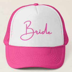 Hot Pink Bride Truckerkappe