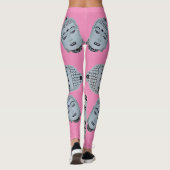 Hot Pink Buddha Leggings (Rückseite)