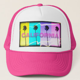 Hot Pink "California Liebe" Trucker Hat Truckerkappe