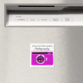 Hot Pink Camera Fotogeschäft Magnet (In Situ (Geschirrspüler))
