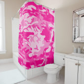 hot pink camo camouflage duschvorhang (Beispiel)