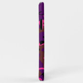 Hot Pink-Camouflage Case-Mate iPhone Hülle (Hinten/Rechts)