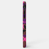 Hot Pink-Camouflage Case-Mate iPhone Hülle (Hinten/Links)