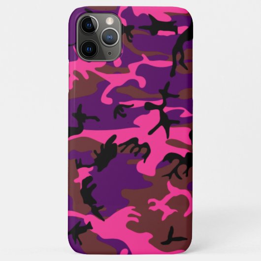 Hot Pink-Camouflage Case-Mate iPhone Hülle (Rückseite)