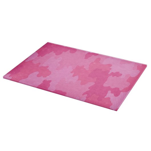 Hot Pink Camouflage Cutting Board Schneidebrett (Ecke)