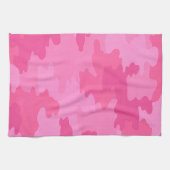 Hot Pink Camouflage Küchentuch (Horizontal)
