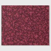 Hot Pink Cat Print Geschenkpapier (Flach)