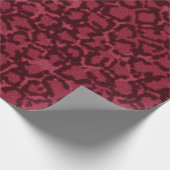 Hot Pink Cat Print Geschenkpapier (Ecke)