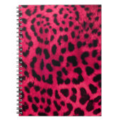 Hot Pink Cheetah Pattern Notizblock (Vorderseite)