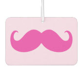 Hot Pink Classic Mustache Autolufterfrischer (Vorderseite)