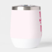 Hot Pink Coquette Pickle Jar und Bow Personalisier (Vorderseite)