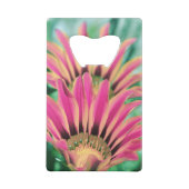 Hot Pink Daisy Geldkarten Flaschenöffner (Rückseite)
