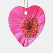 Hot Pink Daisy Keramik Ornament (Links)