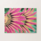Hot Pink Daisy Petals Puzzle (Horizontal)