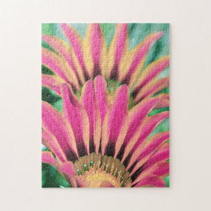 Hot Pink Daisy Petals Puzzle
