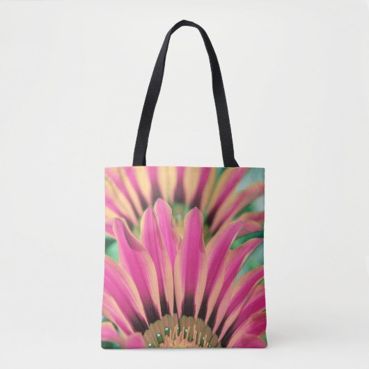 Hot Pink Daisy Petals Tasche (Vorderseite)