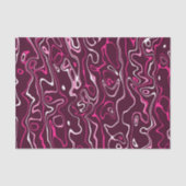 Hot pink damascus abstract swirls cool pattern seidenpapier (Vorderseite)