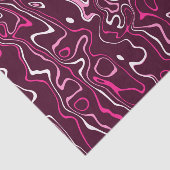 Hot pink damascus abstract swirls cool pattern seidenpapier (Ausschnitt)