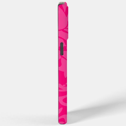 Hot Pink Damask BEHALTE CALM UND isst Cookies Case-Mate iPhone Hülle (Rückseite / Rechts)