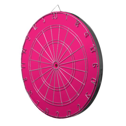 Hot Pink Dartboard Dartscheibe (Vorderseite rechts)