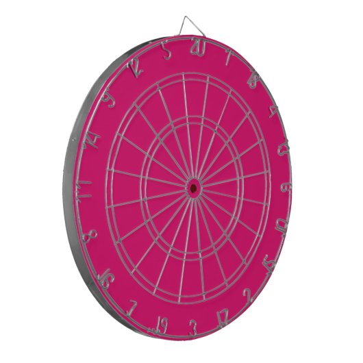 Hot Pink Dartboard Dartscheibe (Vorderseite Links)