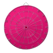 Hot Pink Dartboard Dartscheibe (vorne)