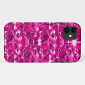 Hot Pink Diamonds Case-Mate iPhone Hülle (Rückseite (Horizontal))