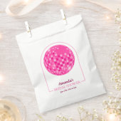 Hot Pink Disco Boogie Brautparty Geschenktütchen (Ausgeschnitten)