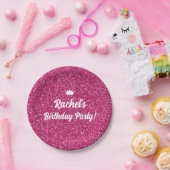 Hot Pink Doll Einladung, Fashion Doll Party Pappteller (Party)